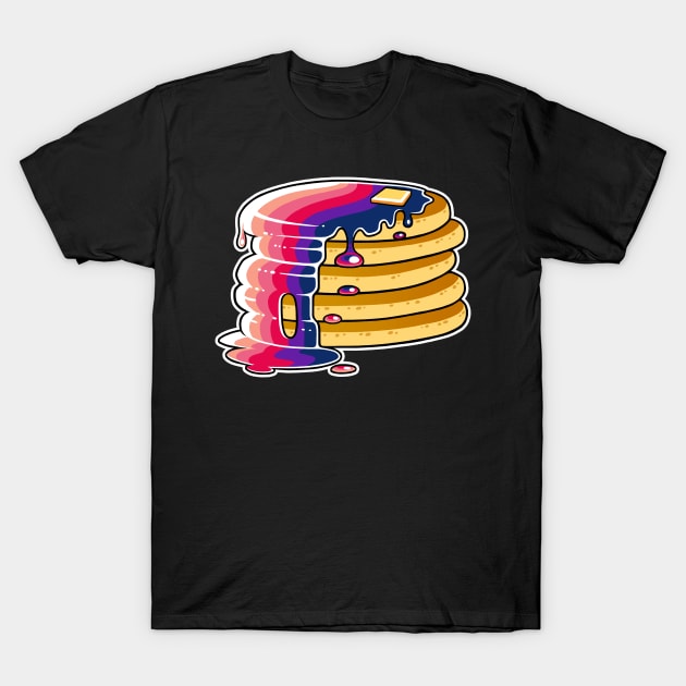Cinthean Gay Pride Pancakes LGBT T-Shirt by FlannMoriath